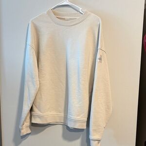 ALO Yoga women’s Off-White Crewneck Sweatshirt